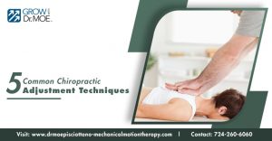 5 Common Chiropractic Adjustment Techniques